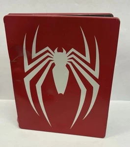 Spider-Man/Collectors Edition Statua, Libri e Retro Acciaio PS4 Gioco - Foto 1 di 2