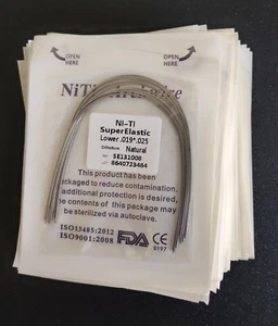 40Packs 400Pcs Super Elastic Niti Arch Wire Rectangular Bows Nature Form - Picture 1 of 10
