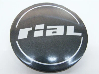 Original RIAL Nabenkappe dunkelgrau Titan N 50 Nabendeckel Felgenkappe N50 - Bild 1 von 3