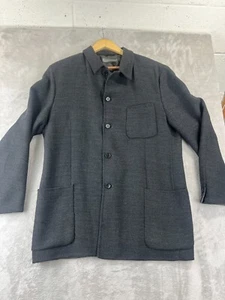 VESTIMENTA Herren Chore Hemd Jacke L Wolle Made In Italy Grau - Bild 1 von 8