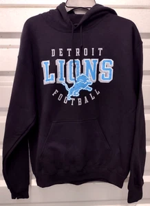 Detroit Lions FANATICS Black Showtime Quick Out Pullover Hoodie Adult Sz Medium - Picture 1 of 8