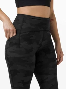 Lululemon Swift Speed Crop 21" Womens Sz 20 Heritage 365 Camo High Rise Luxtreme - Picture 1 of 14