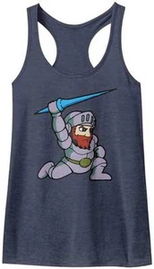 Ghost'n Goblins Arthur Running Charge Capcom Video Game Womans Tank Sleep Shirt  - Picture 1 of 3