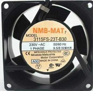 NMB 3115PS-23T-B30 230VAC 10/8W 0.08A/0.10A 33DB 80x80x38MM cooling fan  - Picture 1 of 4