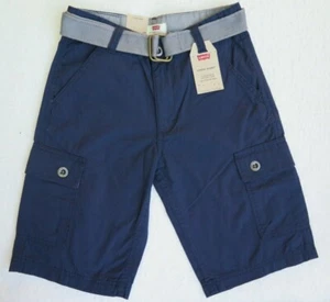 Levi's Little Boys' Westwood Cargo Blue Shorts - Size 4 REG - NWT - MSRP$40.00 - Picture 1 of 11