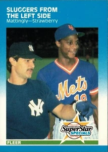 1987 Fleer #638 Don Mattingly / Darryl Strawberry - Picture 1 of 1
