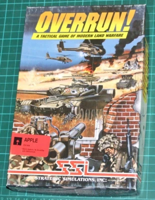 Overrun! game by SSI for Apple II+,IIe,IIc,IIgs 1985 - Image 1 of 4