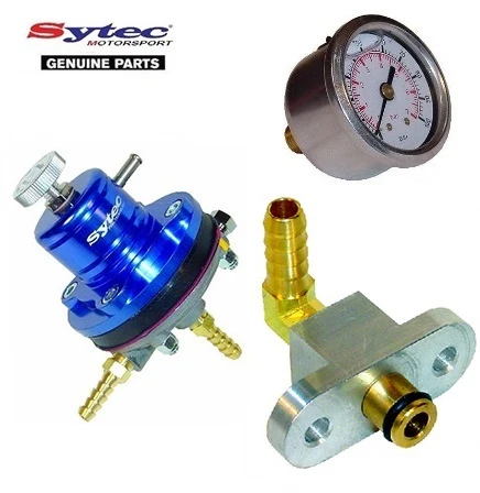 SYTEC FUEL PRESSURE REGULATOR 6 BAR + GAUGE FOR SUBARU IMPREZA WRX / STI 92-00 - Image 1 of 1