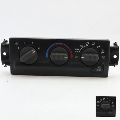 Unidad de interruptor de panel de control de clima de aire acondicionado HVAC AC Chevy GMC y Oldsmobile calentador de temperatura OEM Foto 1 de 4
