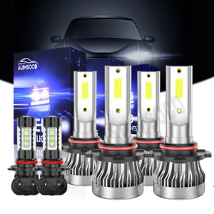 For Acura MDX Sport Utility 2001-2003 LED Headlight Fog Lights Bulbs Xenon White - Picture 1 of 15