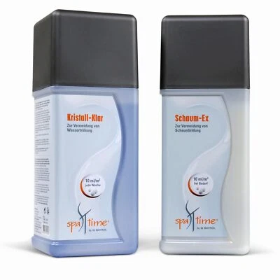 SpaTime SET> Schaum-Ex + Kristall-Klar 2,0 l BAYROL Whirlpool Spa Time Pool