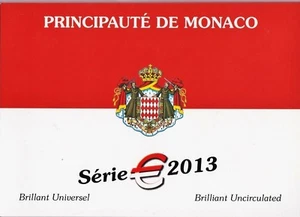 manueduc MONACO 2013 OFFICIAL WALLET BU 2 Euros UN print 10 000 - Picture 1 of 2