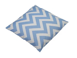 18 in. Throw Pillow Chevron Stripe Powder Blue - Picture 1 of 1