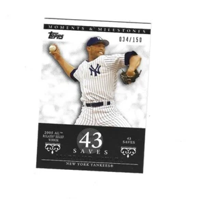 2007 Topps Moments and Milestones #149-43 Mariano Rivera/SV 43 NEW YORK YANKEES - Picture 1 of 1