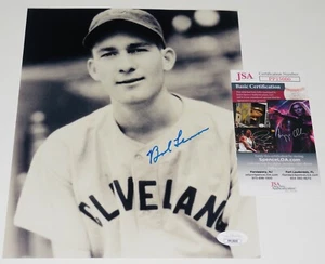 BOB LEMON AUTOGRAPHED 8X10 PHOTO (CLEVELAND INDIANS) - JSA COA! - Picture 1 of 1