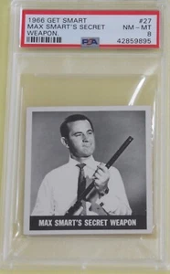 1966 Topps Get Smart #27 Max Smart's Secret Weapon Graded PSA 8 NM-MT NEAR MINT - Bild 1 von 2