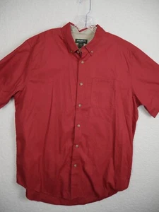 Camisa Eddie Bauer Para Hombres Talla XL Abotonada Algodón Informal Vestido Manga Corta Camisa - Imagen 1 de 10