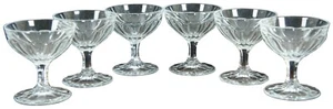 6 Heisey Colonial Pattern 1930s Sherbert Glasses Champagne Cocktail Art Deco 4" - Bild 1 von 11