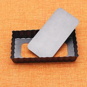 4 Zoll Antihaft Backformen Kuchenform mit abnehmbarem Boden Backblech Werkzeuge - Bild 1 von 11