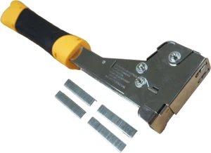 Heavy Duty Hammer Tacker Stapler T50 6-14Mm 1/4" to 9/16" with 200 Staples - Imagen 1 de 12
