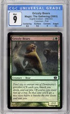 GRIZZLY BEARS Eighth 8th Edition Foil CGC 9.0 Graded MTG [Card Kingdom]