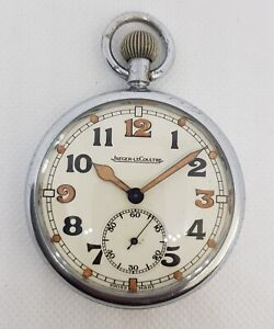 Collector Quality Serviced Jaeger LeCoultre WW2 Military Issue GSTP Pocket Watch