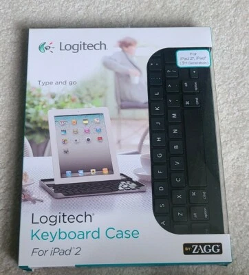 Logitech 3rd Generation Wireless Keyboard IPad 2 Air Zagg Folio New - Image 1 of 4
