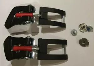 ATOMIC SKI BOOT REPLACEMENT ALU BUCKLE HAWX 1 '07 ONWARD PAIR CUFF CLIPS 1132 - Picture 1 of 1