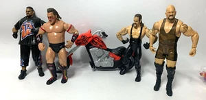 Lote de figuras de lucha libre WWE/WWF lote de trabajo figuras de acción de bicicleta (L3) - Imagen 1 de 7
