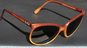 Ray-Ban USA B&L CATS TAN BROWN & G15 GREEN/GRAY LENSES '70S Vintage Sunglasses - Picture 1 of 16