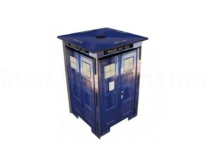 Werkhaus Photohocker Beistelltisch Nachtschränkchen Police Box Tardis Sitzhocker - Picture 1 of 4