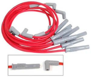 MSD-31329 MSD Spark Plug Wires, Ferro-Spiral, Silicone, Straight, 8.5mm Dia, Red - Picture 1 of 4
