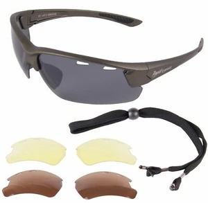 New Fishing Catch Pro Silver Sunglasses Men's Rapid Eyewear 3 Lenses Tackle - Picture 1 of 3