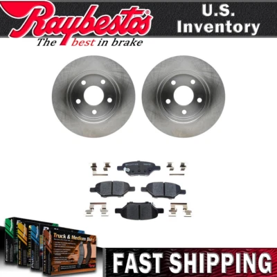 Kit trasero rotores de freno pastillas de freno de cerámica herrajes para Chevrolet Cobalt 2005-2008 Foto 1 de 4