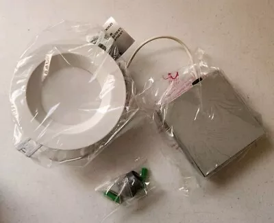 DALS Lighting DDP4-CC-WH Etch LED Canless Deep Recessed Fixture, White