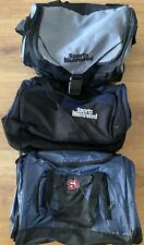 Lot of 3 different Sports Illustrated SI duffel gym bags w/ shoulder straps EUC