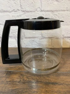 Cuisinart 12 Cup Coffee Pot w Black Lid Glass Carafe Coffee Maker Replacement - Picture 1 of 9