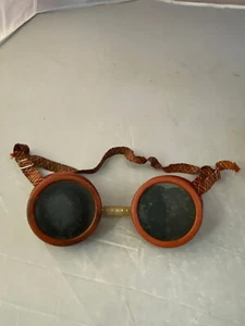 Vintage Red Welders Goggles - Picture 1 of 9