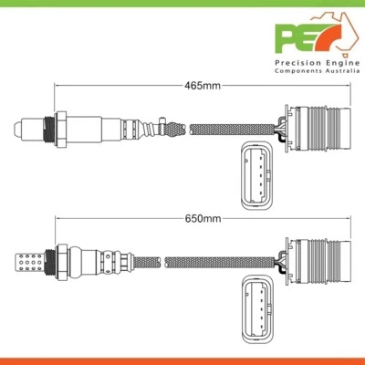 2 оригинальных датчика кислорода Pre-Cat и Post-Cat для BMW 125i F20 2,0 л Dir. Inj. Turbo - Изображение 1 из 4