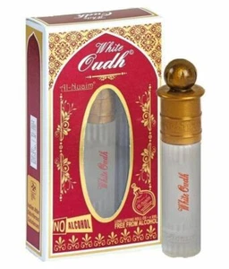 Al Nuaim White Oudh Attar Huile de parfum sans alcool Parfum longue durée 6 ml