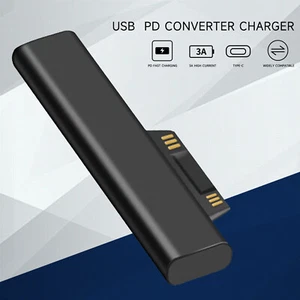 15V/3A Type-C Female PD Fast Charging Plug Converter for Microsoft Pro3/4/5/6 - Afbeelding 1 van 11