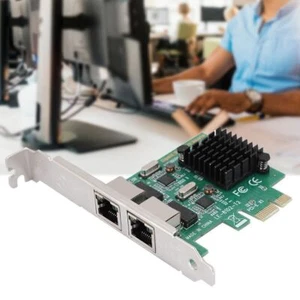 10/100/1000Mbps RJ-45*2 Dual port PCI-Ex1 GigabiT network Card for 8102-T2 - Picture 1 of 12