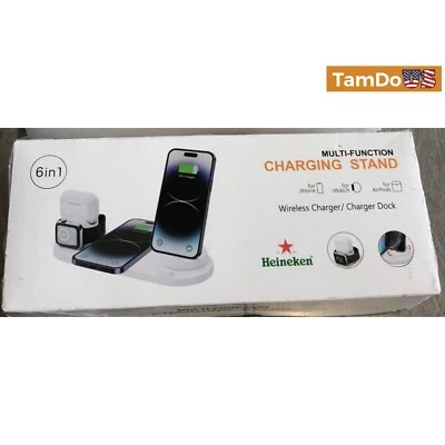 6-In-1 Multi-function Wireless Charging Station Dock - Image 1 of 3