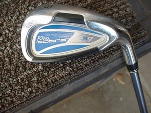 37.25 IN LADY KING COBRA S9 CAVITY BACK 8 IRON  GOLF CLUB W GRAP VERY NICE   jb - Picture 1 of 5