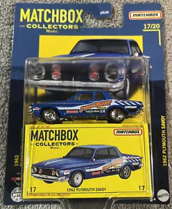 Plymouth Savoy 1962 Matchbox coleccionistas, azul - Imagen 1 de 3