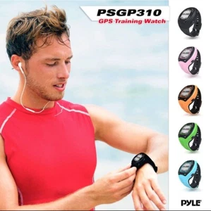 Pyle PSGP310OR Multi-Function Digital LED Sports Training Watch w/ GPS Navig.New - Picture 1 of 9