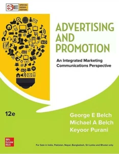 Advertising and Promotion by George & Michael Belch 12ed INTERNATIONAL EDITION - Picture 1 of 3