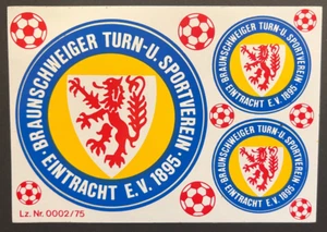 Eintracht Braunschweig Aufkleber Sticker Set - 3 Logos Bundesliga Fussball #573 - Bild 1 von 2