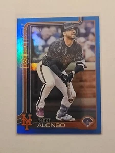 2025 Topps Series 2 Pete Alonso #550 Blue Foil Parallel 57/150 New York Mets - Bild 1 von 2