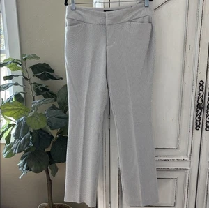 Liverpool Graham Bootcut Trouser Ministripe White w/Black Stripe Sz 6 / 28 - Picture 1 of 10